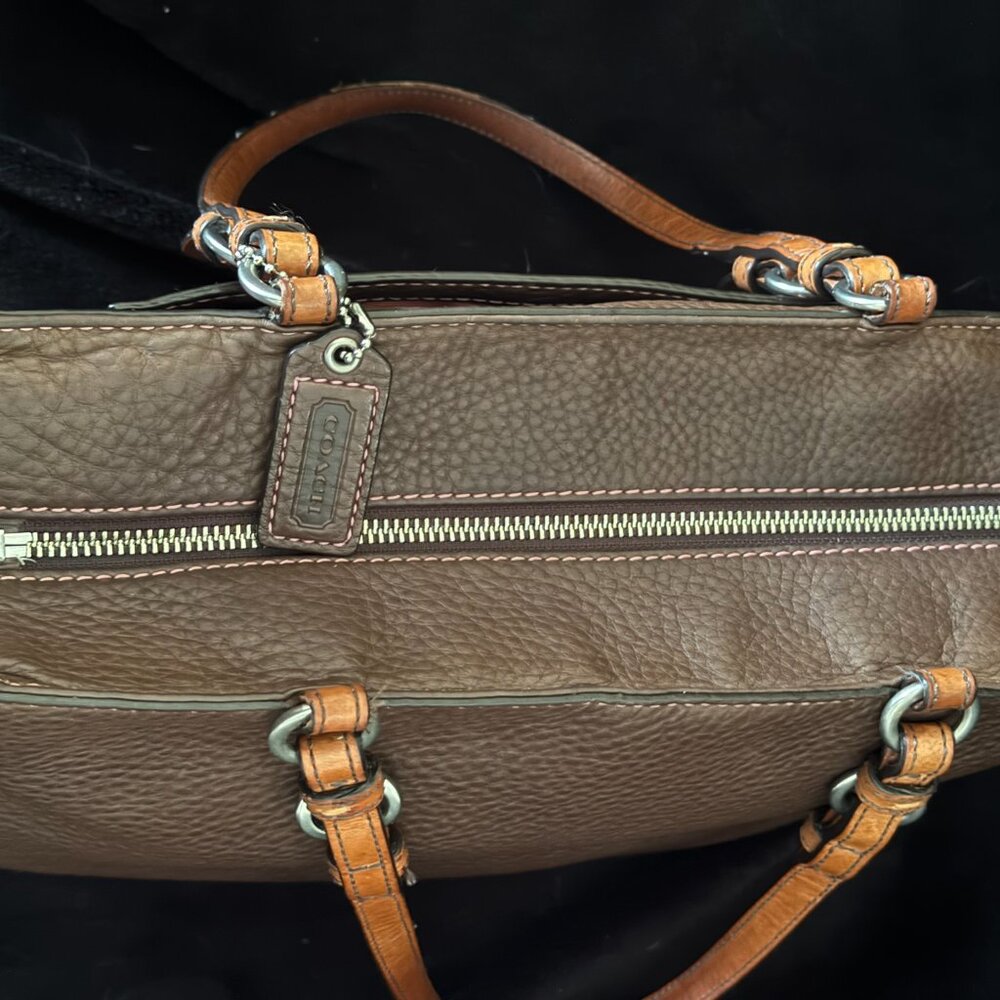 Brown Coach Shoulder Bag - Picture 6 of 6
